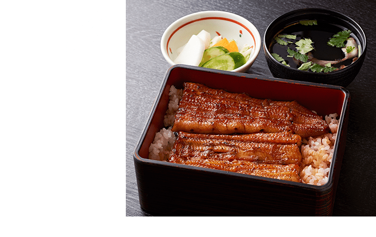 〆のうな重がたまらない